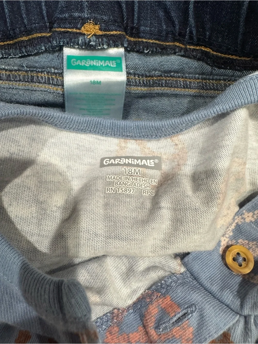 Granimals - Bundle - 9 Items of Pants, Shorts, and Bubble Romper in 18 month